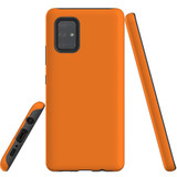 For Samsung Galaxy A71 4G Case Tough Protective Cover Orange