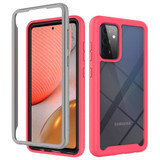 For Samsung Galaxy A72 5G / 4G Starry Sky, Shockproof Plastic Protective Case, Red | iCoverLover.com.au | Samsung Galaxy A Cases