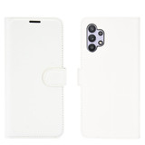 For Samsung Galaxy A32 5G Lychee Folio Protective Case, Kickstand, Wallet, White | iCoverLover.com.au | Samsung Galaxy A Cases