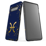 For Samsung Galaxy S10+ Plus Case, Tough Protective Back Cover, Pisces Sign | Protective Cases | iCoverLover.com.au