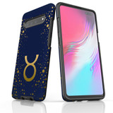 For Samsung Galaxy S21 Ultra/S21+ Plus/S21,S20 Ultra/S20+/S20,S10 5G, S10+/S10/S10e, S9+/S9 Case, Tough Protective Back Cover, Taurus Sign | Protective Cases | iCoverLover.com.au