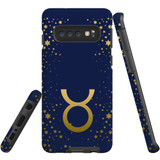 For Samsung Galaxy S10 Case, Tough Protective Back Cover, Taurus Sign | Protective Cases | iCoverLover.com.au