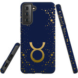 For Samsung Galaxy S21+ Plus Case, Tough Protective Back Cover, Taurus Sign | Protective Cases | iCoverLover.com.au