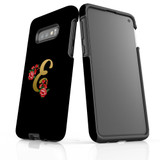 For Samsung Galaxy S10e Case, Tough Protective Back Cover, Embellished Letter E | Protective Cases | iCoverLover.com.au
