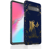 For Samsung Galaxy S21 Ultra/S21+ Plus/S21,S20 Ultra/S20+/S20,S10 5G, S10+/S10/S10e, S9+/S9 Case, Tough Protective Back Cover, Virgo Drawing | Protective Cases | iCoverLover.com.au