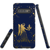 For Samsung Galaxy S10+ Plus Case, Tough Protective Back Cover, Virgo Drawing | Protective Cases | iCoverLover.com.au