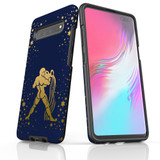 For Samsung Galaxy S21 Ultra/S21+ Plus/S21,S20 Ultra/S20+/S20,S10 5G, S10+/S10/S10e, S9+/S9 Case, Tough Protective Back Cover, Aquarius Drawing | Protective Cases | iCoverLover.com.au