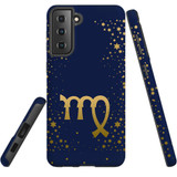 For Samsung Galaxy S21+ Plus Case, Tough Protective Back Cover, Virgo Sign | Protective Cases | iCoverLover.com.au