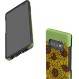 For Samsung Galaxy S10+ Plus Case, Tough Protective Back Cover, Sunflowers | Protective Cases | iCoverLover.com.au
