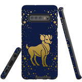 For Samsung Galaxy S10+ Plus Case, Tough Protective Back Cover, Aries Drawing | Protective Cases | iCoverLover.com.au