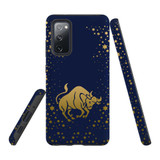 For Samsung Galaxy S20 FE Fan Edition Case, Tough Protective Back Cover, Taurus Drawing | Protective Cases | iCoverLover.com.au