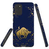 For Samsung Galaxy S20+ Plus Case, Tough Protective Back Cover, Taurus Drawing | Protective Cases | iCoverLover.com.au
