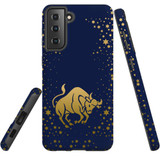 For Samsung Galaxy S21+ Plus Case, Tough Protective Back Cover, Taurus Drawing | Protective Cases | iCoverLover.com.au