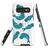 For Samsung Galaxy S10 Case, Tough Protective Back Cover, Baby Seals | Protective Cases | iCoverLover.com.au