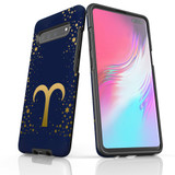 For Samsung Galaxy S21 Ultra/S21+ Plus/S21,S20 Ultra/S20+/S20,S10 5G, S10+/S10/S10e, S9+/S9 Case, Tough Protective Back Cover, Aries Sign | Protective Cases | iCoverLover.com.au