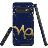 For Samsung Galaxy S10 Case, Tough Protective Back Cover, Capricorn Sign | Protective Cases | iCoverLover.com.au