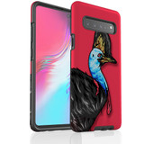 For Samsung Galaxy S21 Ultra/S21+ Plus/S21,S20 Ultra/S20+/S20,S10 5G, S10+/S10/S10e, S9+/S9 Case, Tough Protective Back Cover, Cassowary Portrait | Protective Cases | iCoverLover.com.au