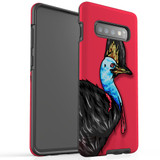 For Samsung Galaxy S10+ Plus Case, Tough Protective Back Cover, Cassowary Portrait | Protective Cases | iCoverLover.com.au