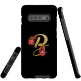 For Samsung Galaxy S10+ Plus Case, Tough Protective Back Cover, Embellished Letter B | Protective Cases | iCoverLover.com.au