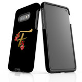 For Samsung Galaxy S10e Case, Tough Protective Back Cover, Embellished Letter F | Protective Cases | iCoverLover.com.au