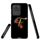 For Samsung Galaxy S20 Ultra Case, Tough Protective Back Cover, Embellished Letter F | Protective Cases | iCoverLover.com.au