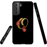 For Samsung Galaxy S21+ Plus Case, Tough Protective Back Cover, Embellished Letter O | Protective Cases | iCoverLover.com.au