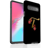 For Samsung Galaxy S21 Ultra/S21+ Plus/S21,S20 Ultra/S20+/S20,S10 5G, S10+/S10/S10e, S9+/S9 Case, Tough Protective Back Cover, Embellished Letter T | Protective Cases | iCoverLover.com.au