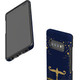 For Samsung Galaxy S10+ Plus Case, Tough Protective Back Cover, Libra Drawing | Protective Cases | iCoverLover.com.au