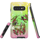For Samsung Galaxy S10 Case, Tough Protective Back Cover, Kookaburras | Protective Cases | iCoverLover.com.au