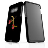 For Samsung Galaxy S10e Case, Tough Protective Back Cover, Embellished Letter X | Protective Cases | iCoverLover.com.au