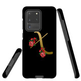 For Samsung Galaxy S20 Ultra Case, Tough Protective Back Cover, Embellished Letter X | Protective Cases | iCoverLover.com.au