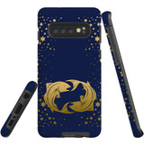 For Samsung Galaxy S10 Case, Tough Protective Back Cover, Pisces Drawing | Protective Cases | iCoverLover.com.au