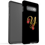 For Samsung Galaxy S10+ Plus Case, Tough Protective Back Cover, Embellished Letter Y | Protective Cases | iCoverLover.com.au