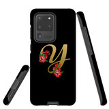 For Samsung Galaxy S20 Ultra Case, Tough Protective Back Cover, Embellished Letter Y | Protective Cases | iCoverLover.com.au