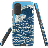 For Samsung Galaxy S20 Case, Tough Protective Back Cover, Japanese Wave | Protective Cases | iCoverLover.com.au