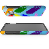 For Samsung Galaxy S10e Case, Tough Protective Back Cover, Rainbow Brushes | Protective Cases | iCoverLover.com.au