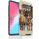 For Samsung Galaxy S21 Ultra/S21+ Plus/S21,S20 Ultra/S20+/S20,S10 5G, S10+/S10/S10e, S9+/S9 Case, Tough Protective Back Cover, Seamless Dogs | Protective Cases | iCoverLover.com.au