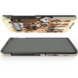 For Samsung Galaxy S10+ Plus Case, Tough Protective Back Cover, Seamless Dogs | Protective Cases | iCoverLover.com.au