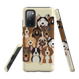 For Samsung Galaxy S20 FE Fan Edition Case, Tough Protective Back Cover, Seamless Dogs | Protective Cases | iCoverLover.com.au