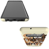 For Samsung Galaxy S10+ Plus Case, Tough Protective Back Cover, Seamless Dogs | Protective Cases | iCoverLover.com.au