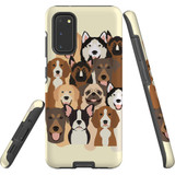 For Samsung Galaxy S20 Case, Tough Protective Back Cover, Seamless Dogs | Protective Cases | iCoverLover.com.au