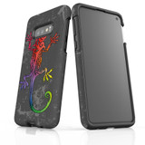 For Samsung Galaxy S10e Case, Tough Protective Back Cover, Colorful Lizard | Protective Cases | iCoverLover.com.au
