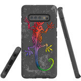 For Samsung Galaxy S10+ Plus Case, Tough Protective Back Cover, Colorful Lizard | Protective Cases | iCoverLover.com.au