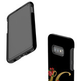 For Samsung Galaxy S10e Case, Tough Protective Back Cover, Embellished Letter H | Protective Cases | iCoverLover.com.au
