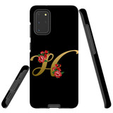 For Samsung Galaxy S20+ Plus Case, Tough Protective Back Cover, Embellished Letter H | Protective Cases | iCoverLover.com.au