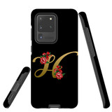 For Samsung Galaxy S20 Ultra Case, Tough Protective Back Cover, Embellished Letter H | Protective Cases | iCoverLover.com.au
