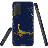 For Samsung Galaxy S20 Case, Tough Protective Back Cover, Scorpio Drawing | Protective Cases | iCoverLover.com.au