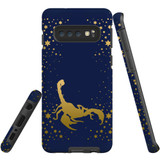 For Samsung Galaxy S10 Case, Tough Protective Back Cover, Scorpio Drawing | Protective Cases | iCoverLover.com.au