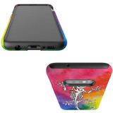 For Samsung Galaxy S10e Case, Tough Protective Back Cover, Rainbow Lizard | Protective Cases | iCoverLover.com.au
