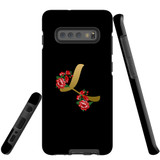 For Samsung Galaxy S10+ Plus Case, Tough Protective Back Cover, Embellished Letter L | Protective Cases | iCoverLover.com.au